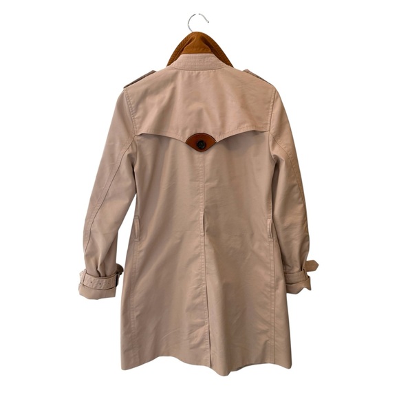 Coach Double-Breasted Tan Trench Coat - Picture 8 of 16